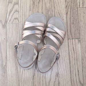 Mini Boden Rose Gold sandals size 36